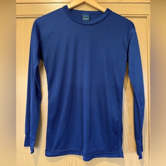 Patagonia Capilene Long Sleeve Pullover Layering Classic / small / blue - Picture 1 of 9